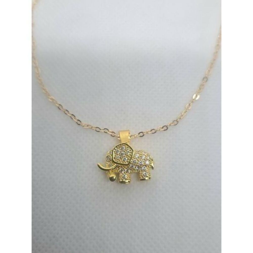 Cute elephant necklace - Picture 3 of 7